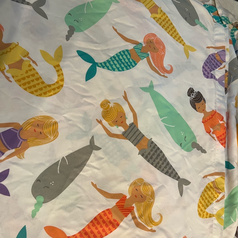 Mermaid and Narwhal Themed bathroom
